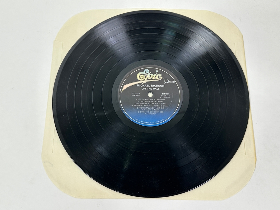 Michael Jackson - Off The Wall, Epic Records FE 35745 1979 Vinyl Record [Photo 5]
