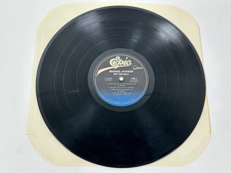 Michael Jackson - Off The Wall, Epic Records FE 35745 1979 Vinyl Record [Photo 4]