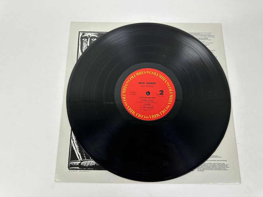Mick Jagger - She's The Boss, CBS Records FC 39940 1985 Vinyl Record [Photo 4]