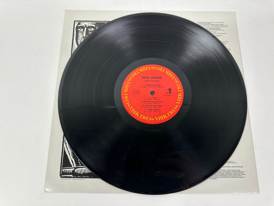 Mick Jagger - She's The Boss, CBS Records FC 39940 1985 Vinyl Record [Photo 3]