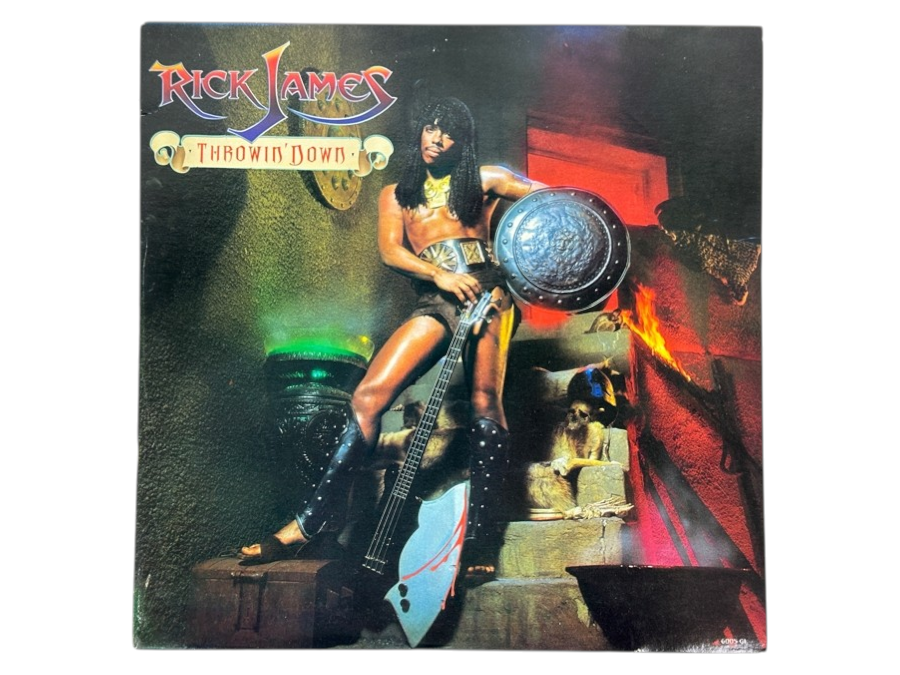 Rick James - Throwin' Down, Gordy / Motown Records 6005GL 1982 Vinyl Record