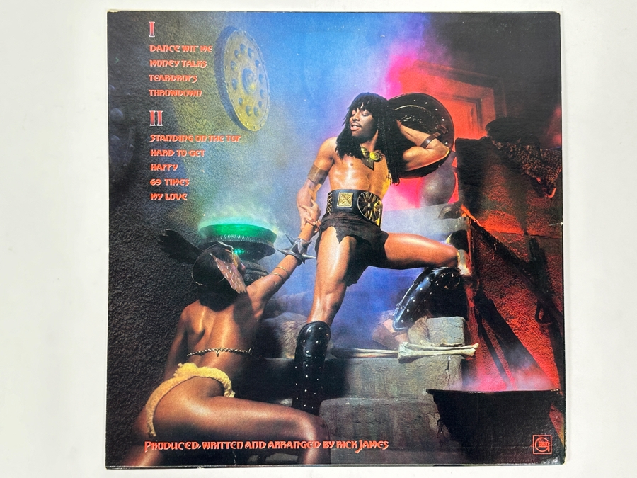 Rick James - Throwin' Down, Gordy / Motown Records 6005GL 1982 Vinyl Record [Photo 2]