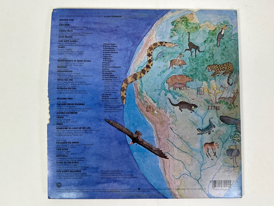 Antonio Carlos Jobim - Terra Brasilis. Warner Bros. Records 1980 2-Record Vinyl Record [Photo 3]