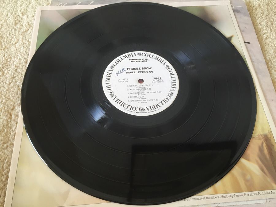 Phoebe Snow ‎- Never Letting Go - Columbia ‎- JC 34875 - PROMO [Photo 8]