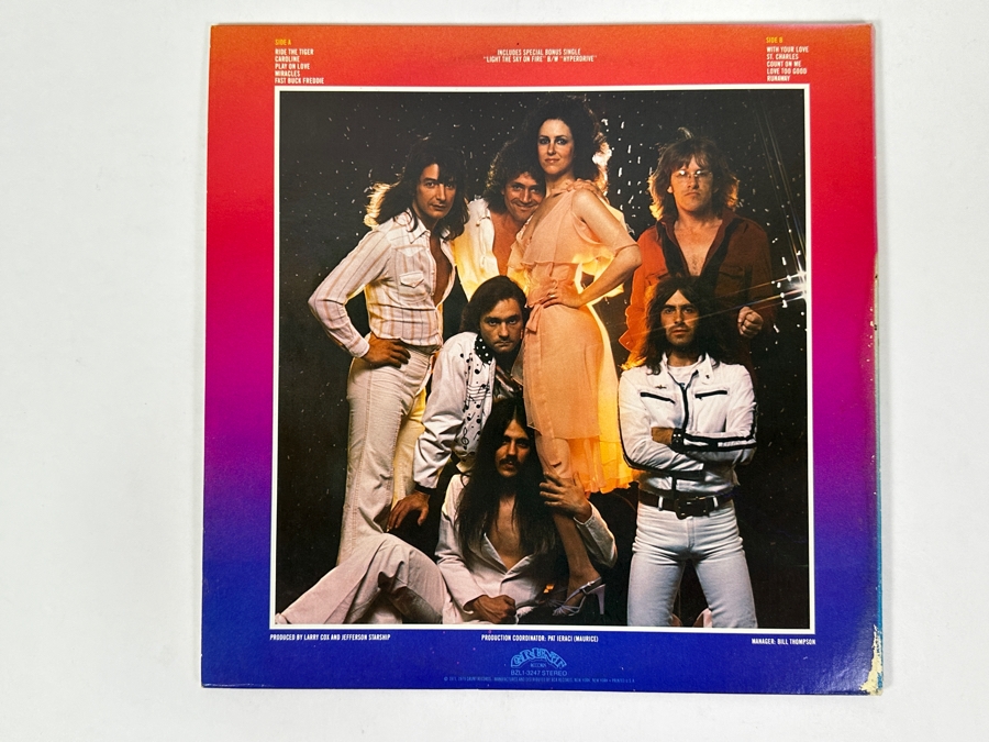 Jefferson Starship - Gold - Grunt Records BZL1-32471 1979 Vinyl Record [Photo 3]