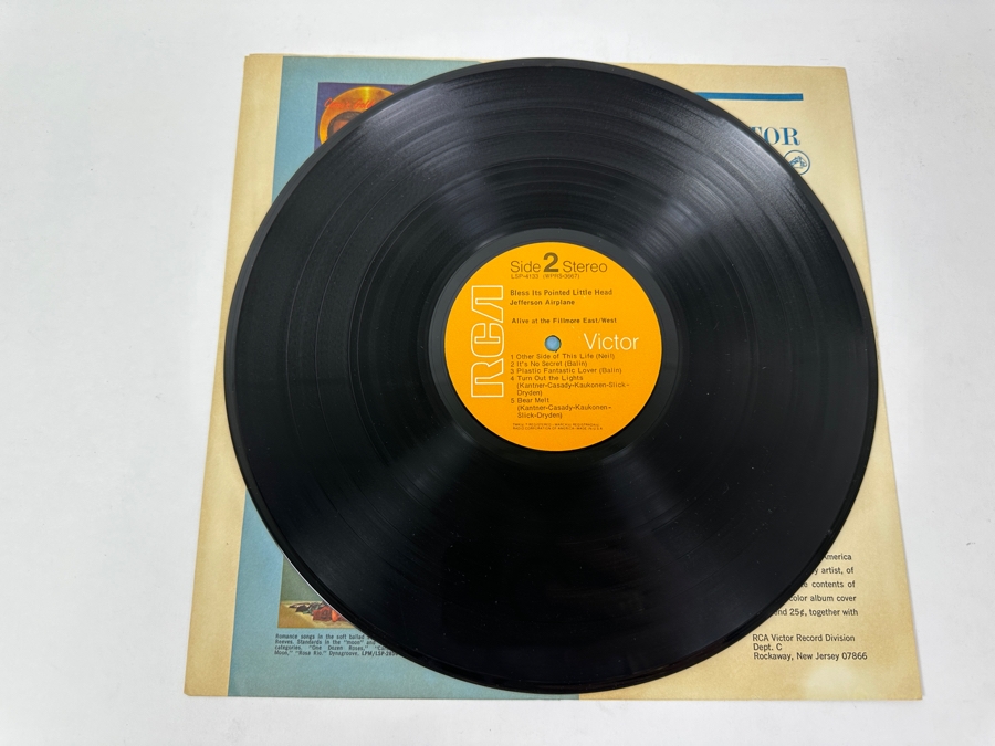 Jefferson Airplane - Bless Its Pointed Little Head RCA Victor LSP-4133, 1969 Vinyl Record [Photo 7]
