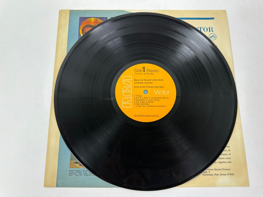 Jefferson Airplane - Bless Its Pointed Little Head RCA Victor LSP-4133, 1969 Vinyl Record [Photo 6]