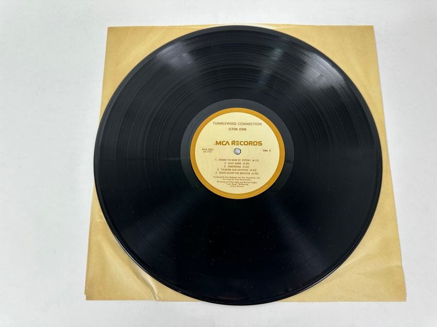 Elton John - Tumbleweed Connection MCA MCA-3001 1970 Vinyl Record [Photo 8]
