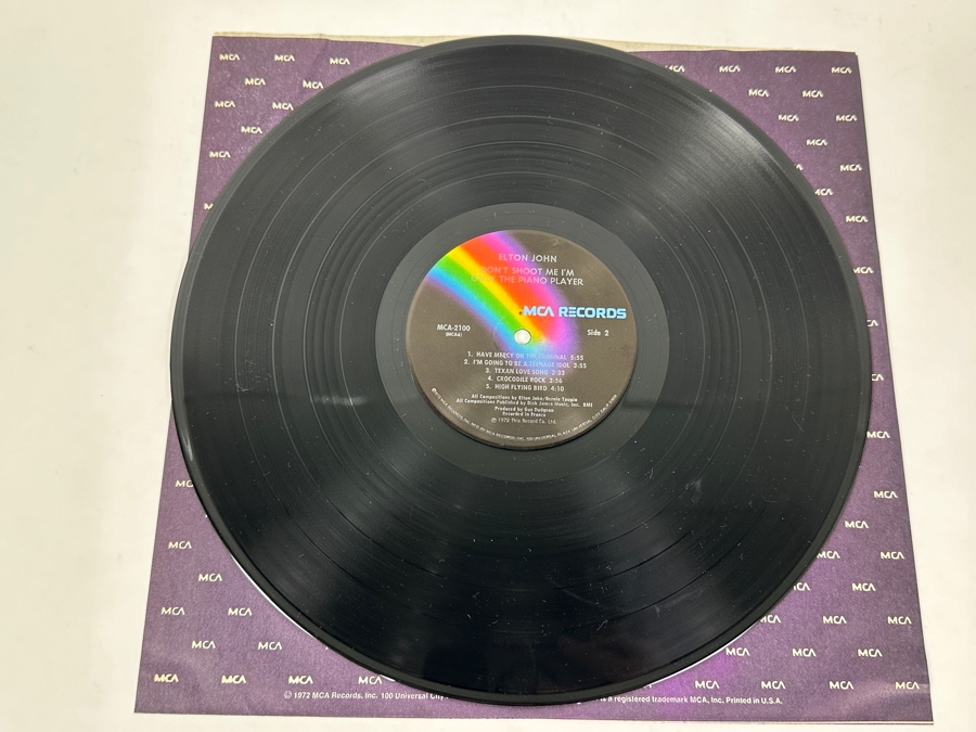 Elton John - Don't Shoot Me I'm Only The Piano Player, MCA MCA-2100, 1973 Vinyl Record [Photo 11]