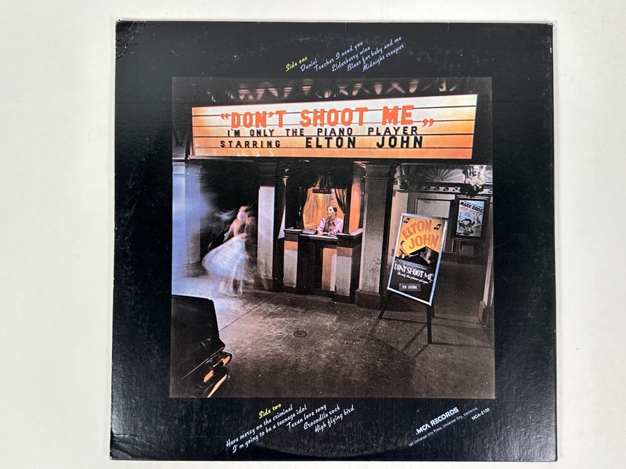 Elton John - Don't Shoot Me I'm Only The Piano Player, MCA MCA-2100, 1973 Vinyl Record [Photo 9]