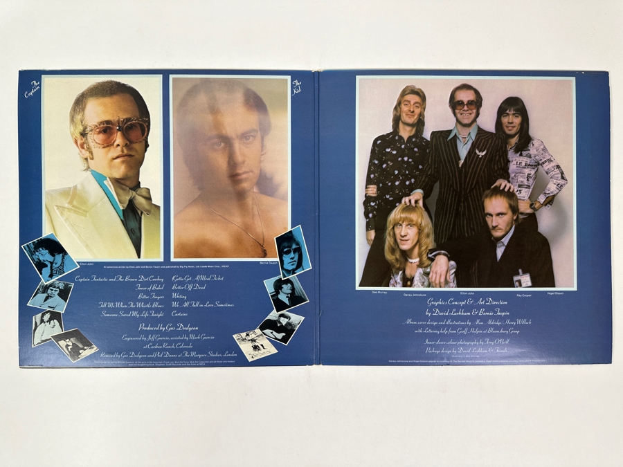 Elton John - Captain Fantastic And The Brown Dirt Cowboy. MCA Records, MCA-2142, 1975. Vinyl Record [Photo 2]