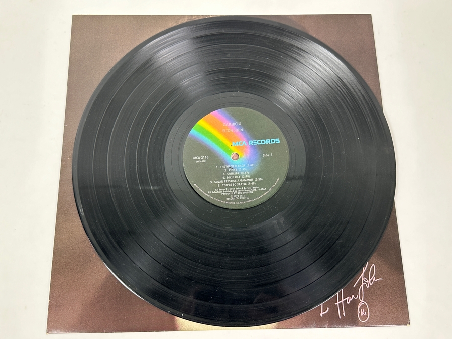 Elton John - Caribou - MCA Records MCA-2116 1974 Vinyl Record [Photo 3]