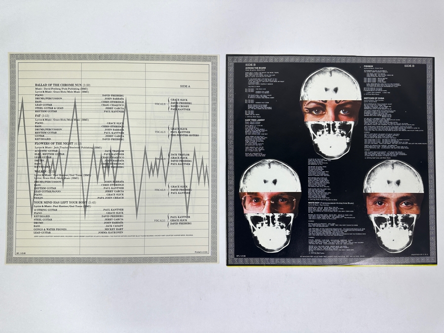 Paul Kantner Grace Slick & David Freiberg - Baron Von Tollbooth & The Chrome Nun, Grunt Records BFL1-0148 1973 Vinyl Record [Photo 3]