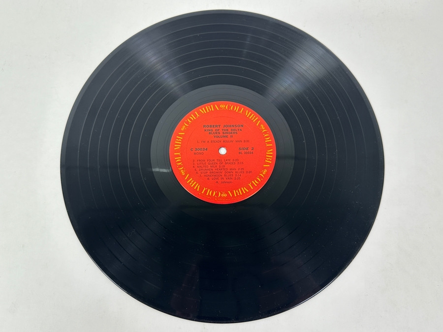 Robert Johnson - King Of The Delta Blues Singers - Vol. II, Columbia, C 30034, 1970 Vinyl Record [Photo 5]