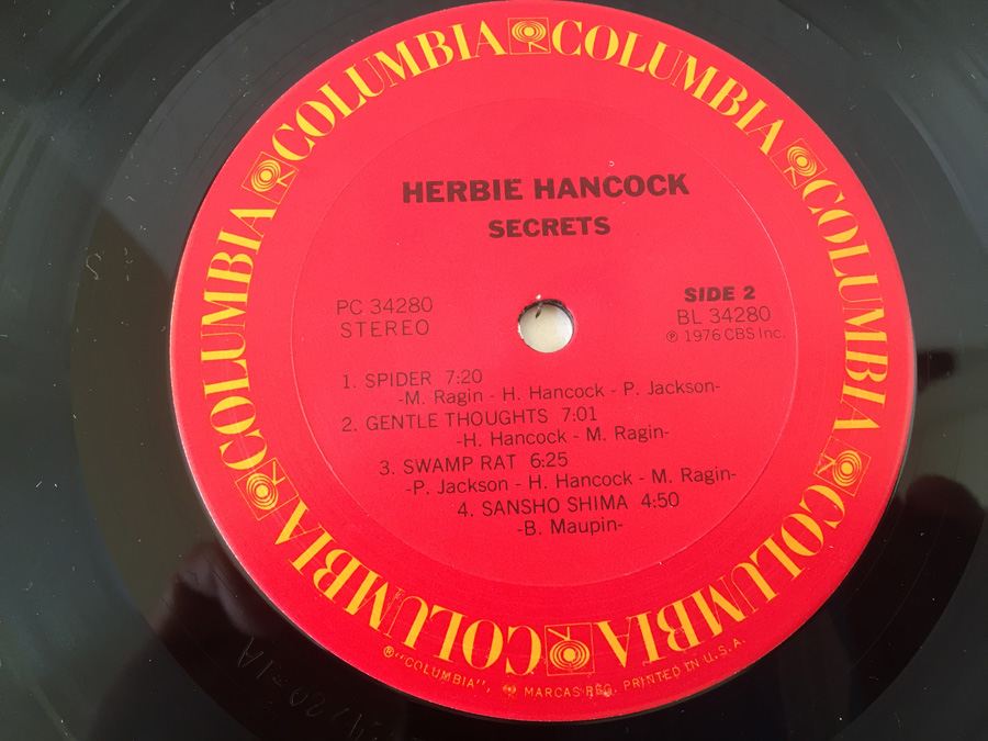 Herbie Hancock ‎- Secrets - Columbia ‎- PC 34280 [Photo 6]