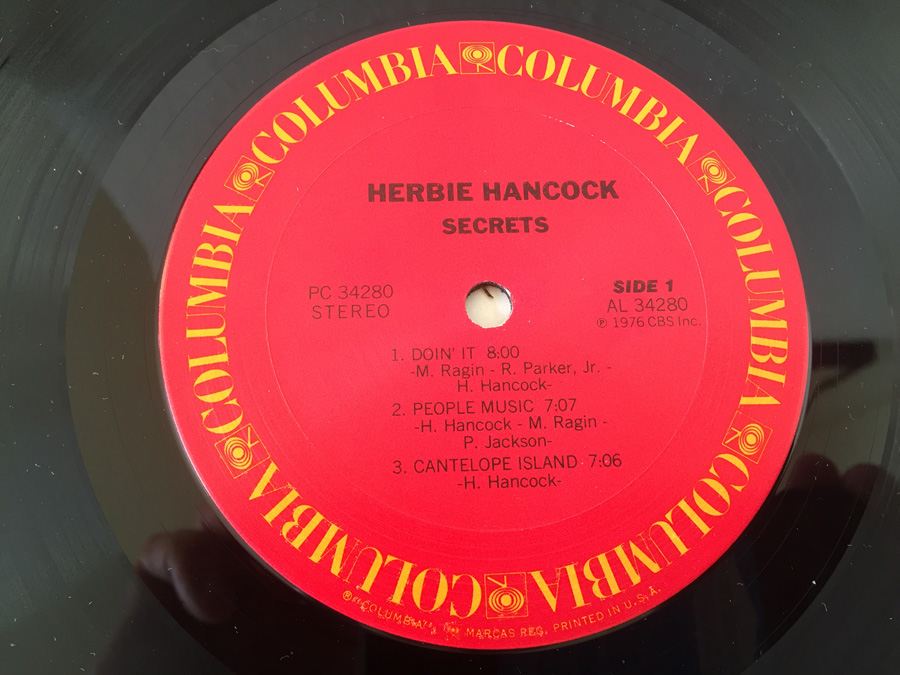 Herbie Hancock ‎- Secrets - Columbia ‎- PC 34280 [Photo 4]