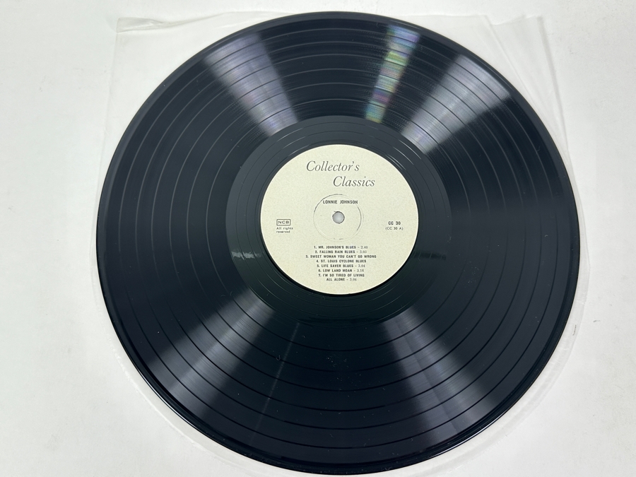 Lonnie Johnson - Masters Of The Blues Volume 6. Collectors Classics, Cc 30, 1968. Legendary Blues Vinyl Record [Photo 3]