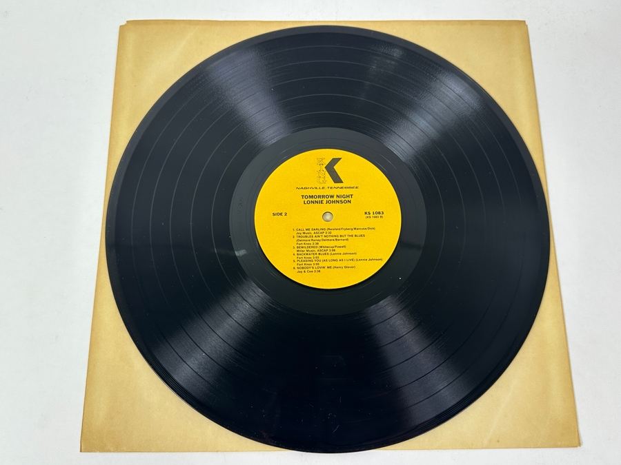 Lonnie Johnson - Tomorrow Night. King Records, KS 1083 STEREO, 1965. Vinyl Record [Photo 4]