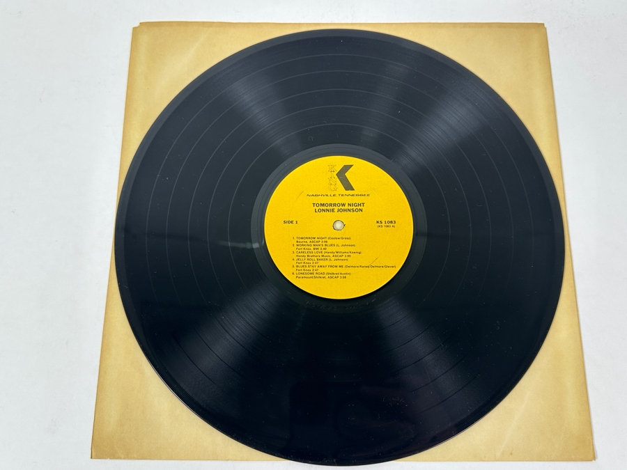Lonnie Johnson - Tomorrow Night. King Records, KS 1083 STEREO, 1965. Vinyl Record [Photo 3]