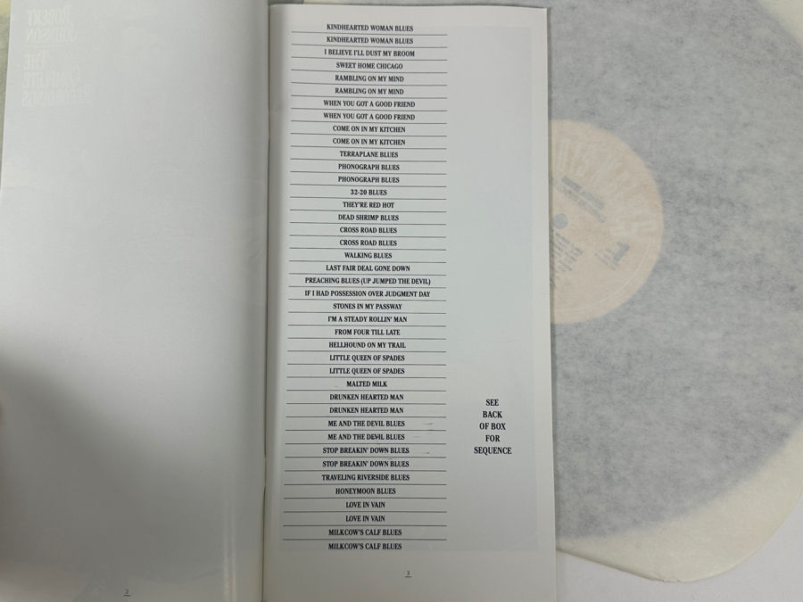 Robert Johnson - The Complete Recordings, Roots 'N Blues, C3 46222, 1990, 3-Record Box Set Vinyl Record [Photo 6]