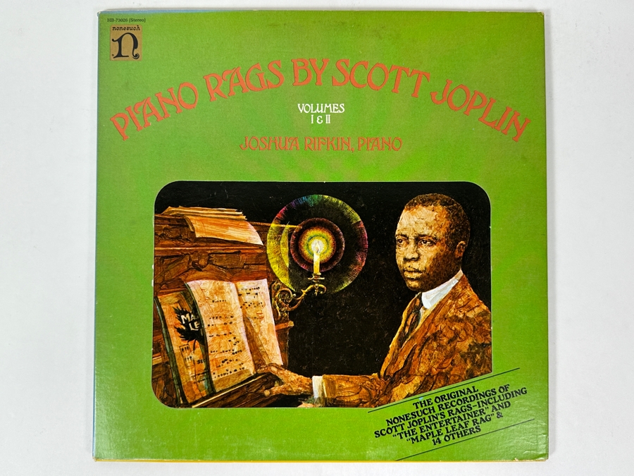 Joshua Rifkin (Piano) - Piano Rags By Scott Joplin Volumes I & II, Nonesuch HB-73026, 1973 2 x Vinyl Record [Photo 8]