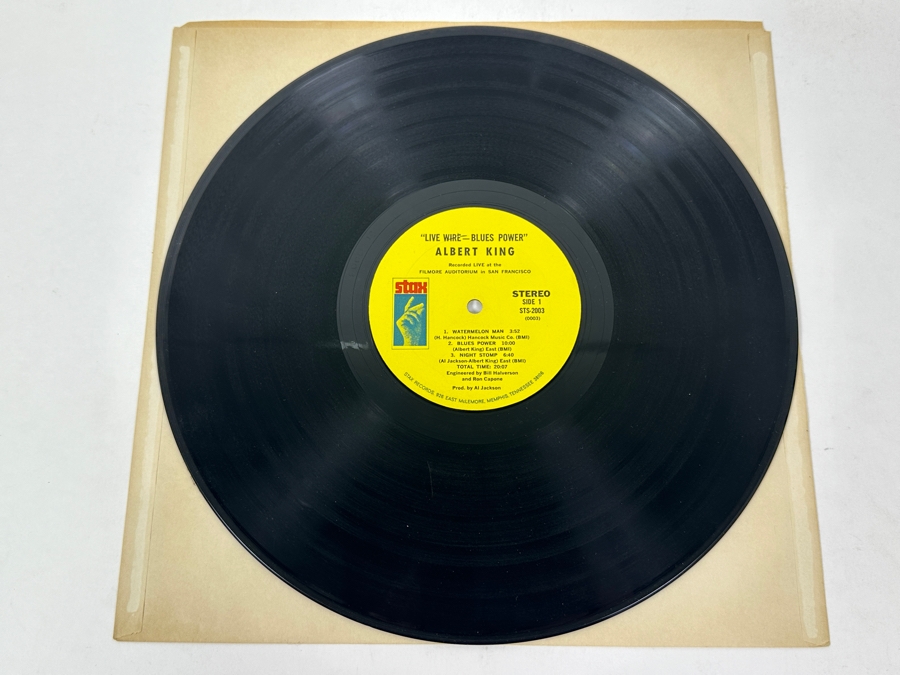 Albert King - Live Wire - Blues Power, Stax, STS 2003, 1968. Vinyl Record [Photo 3]