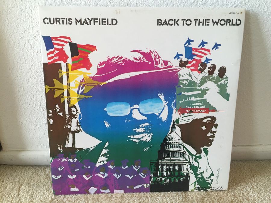 Curtis Mayfield ‎- Back To The World - Buddah Records ‎- YZ-35-DA - JAPAN