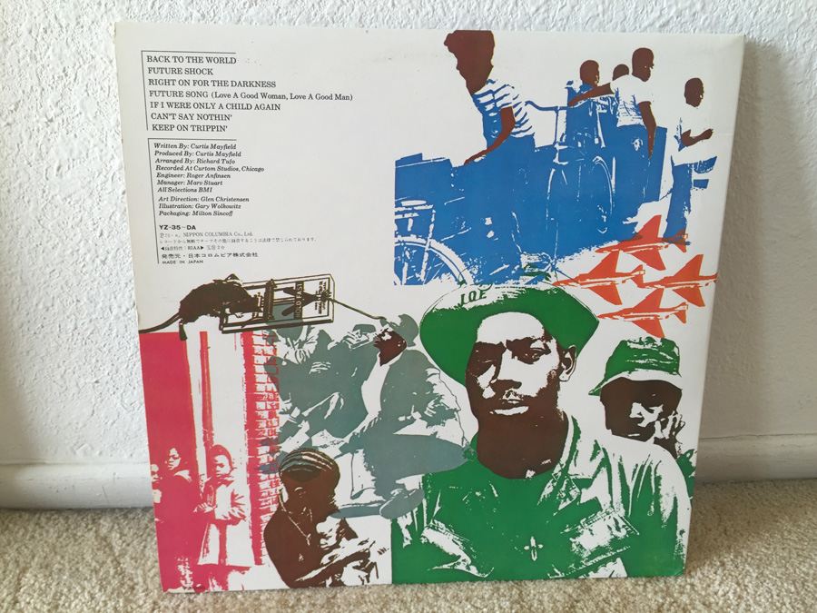 Curtis Mayfield ‎- Back To The World - Buddah Records ‎- YZ-35-DA - JAPAN [Photo 2]