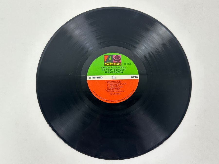 Rahsaan Roland Kirk & The Vibration Society - Rahsaan Rahsaan, Atlantic SD 1575, 1970 Vinyl Record [Photo 3]