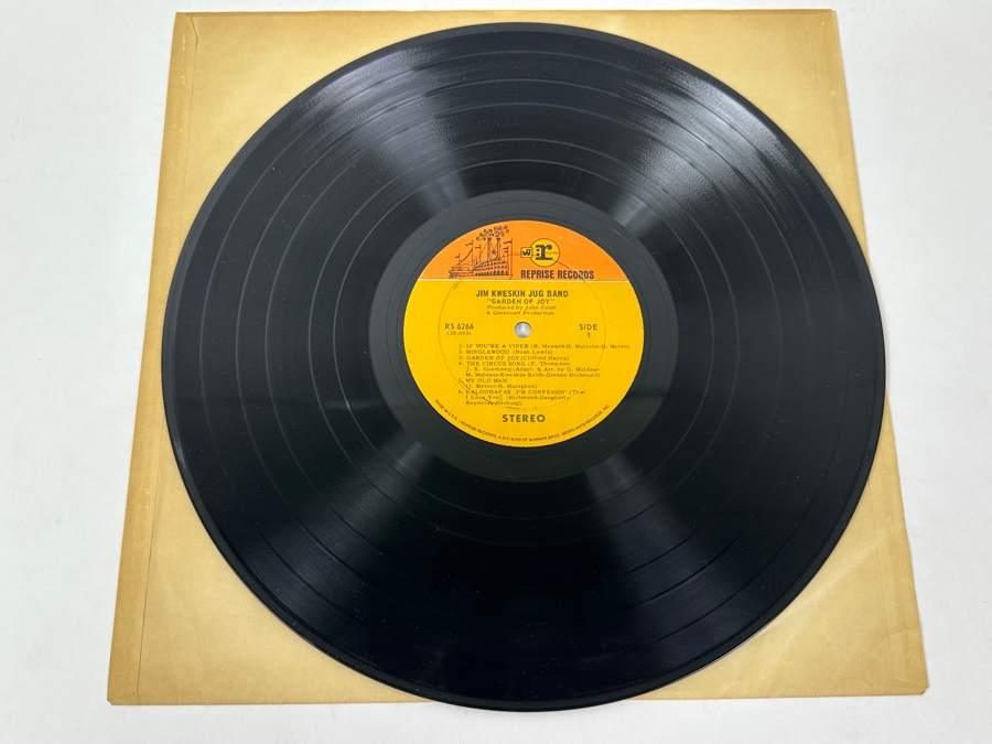 The Jim Kweskin Jug Band - Garden Of Joy. Reprise Records, Catalog Number RS 6266, 1967. Vinyl Record [Photo 3]