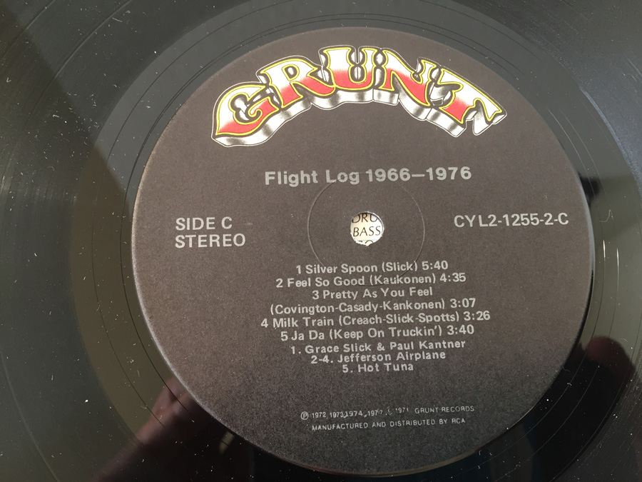 Jefferson Airplane ‎- Flight Log - Grunt Records ‎- CYL2-1255 - PROMO [Photo 10]