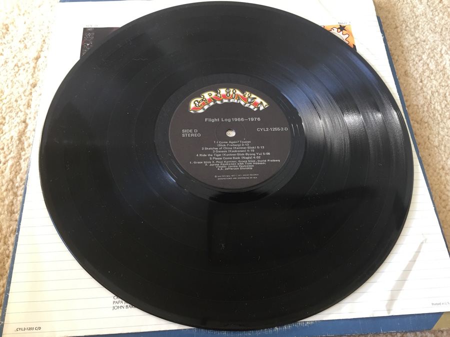 Jefferson Airplane ‎- Flight Log - Grunt Records ‎- CYL2-1255 - PROMO [Photo 11]