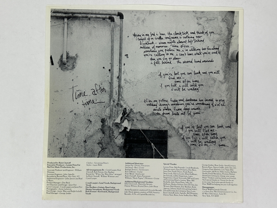 Cyndi Lauper - She's So Unusual, Portrait, BFR 38930, 1983 Vinyl Record [Photo 5]