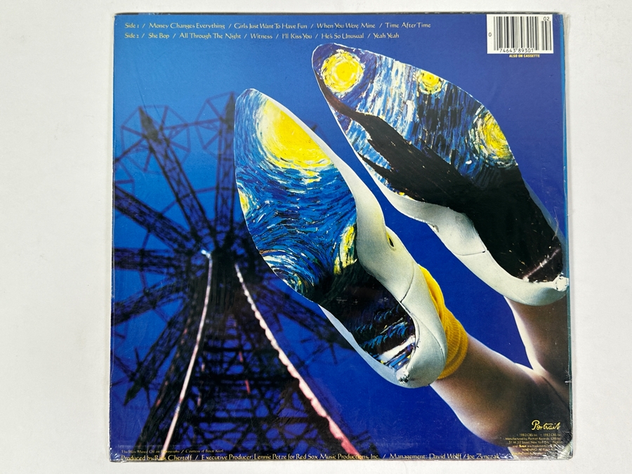 Cyndi Lauper - She's So Unusual, Portrait, BFR 38930, 1983 Vinyl Record [Photo 2]