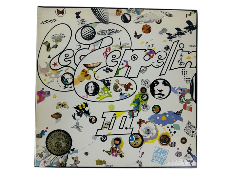 Led Zeppelin - III - Atlantic Records SD 7201 1970 - Highly Collectible Iconic Vinyl Record