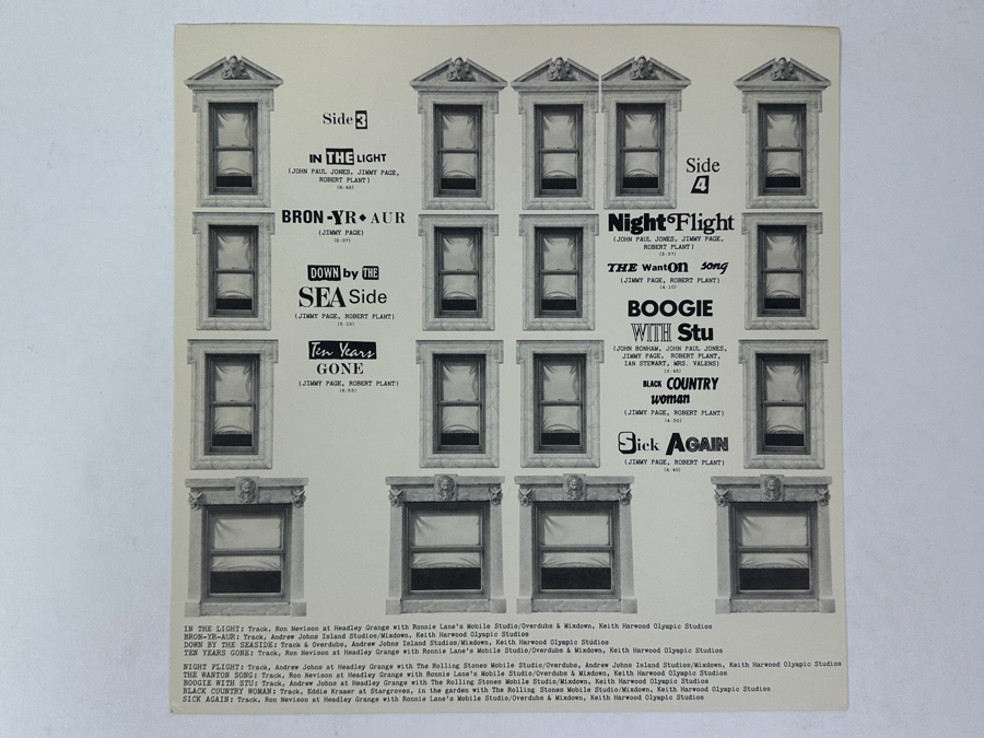 Led Zeppelin - Physical Graffiti Swan Song Records SS 2-200 1975 Vinyl Record [Photo 6]