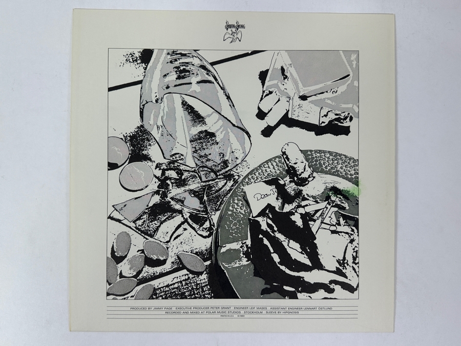 Led Zeppelin - In Through The Out Door, Bar Scene Featuring An Overturned Chair, Swan Song Records, SS 16002, 1979 Vinyl Record [Photo 6]