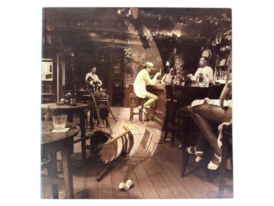 Led Zeppelin - In Through The Out Door, Bar Scene Featuring An Overturned Chair, Swan Song Records, SS 16002, 1979 Vinyl Record