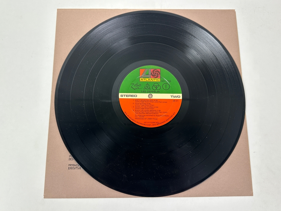 Led Zeppelin - Led Zeppelin IV Atlantic SD 7208 1971 Vinyl Record [Photo 5]