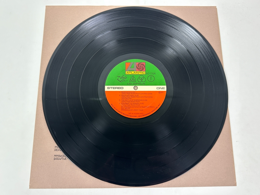 Led Zeppelin - Led Zeppelin IV Atlantic SD 7208 1971 Vinyl Record [Photo 4]