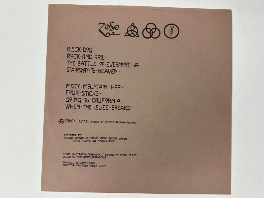 Led Zeppelin - Led Zeppelin IV Atlantic SD 7208 1971 Vinyl Record [Photo 6]