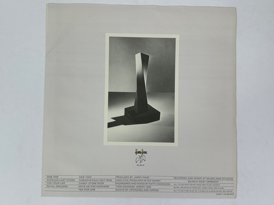 Led Zeppelin - Presence, Swan Song, SS 8416, 1976 Vinyl Record [Photo 6]