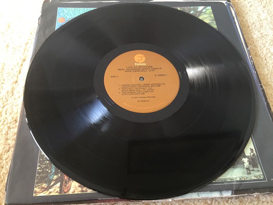Merl Saunders, Jerry Garcia, John Kahn, Bill Vitt ‎– Live At Keystone - Fantasy ‎- F-79002 [Photo 6]