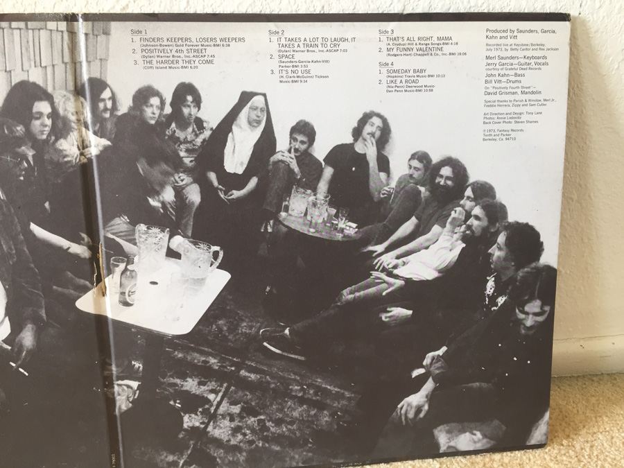 Merl Saunders, Jerry Garcia, John Kahn, Bill Vitt ‎– Live At Keystone - Fantasy ‎- F-79002 [Photo 5]