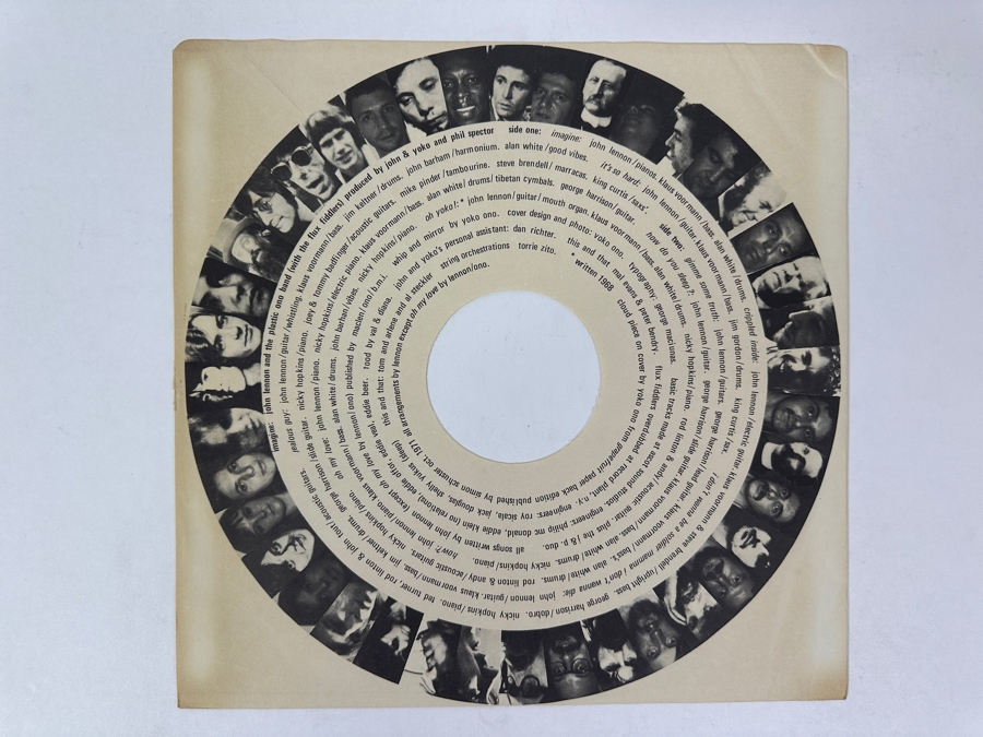 John Lennon - Imagine Apple Records SW-3379 1971 Vinyl Record [Photo 7]