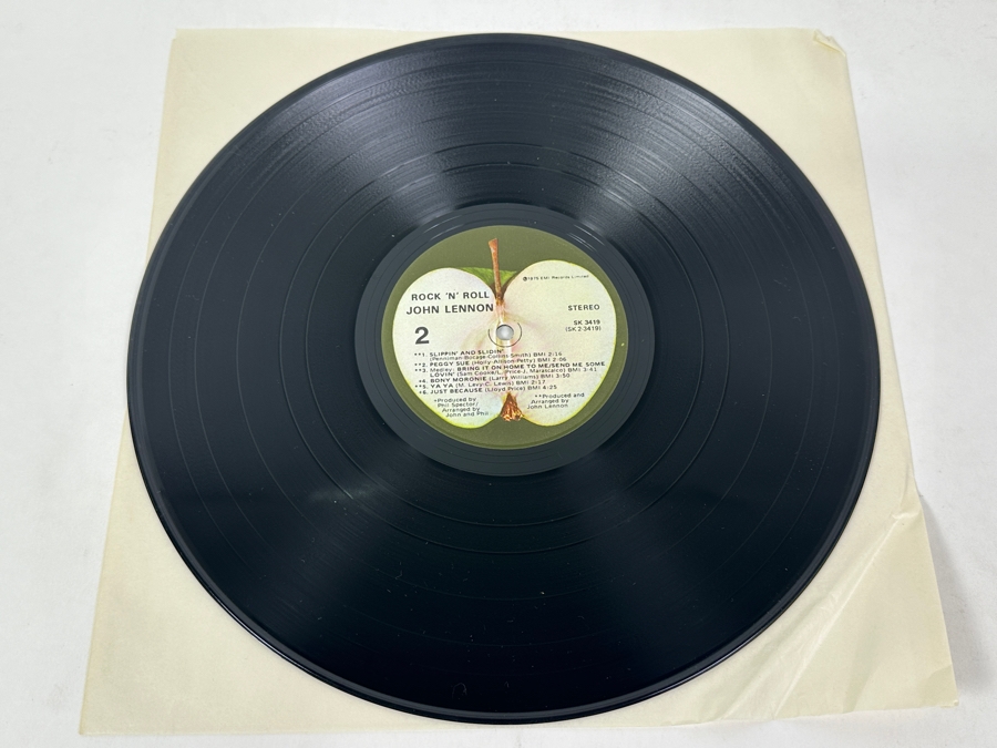 John Lennon - Rock 'N' Roll Apple Records SK-3419 1975 Vinyl Record [Photo 4]