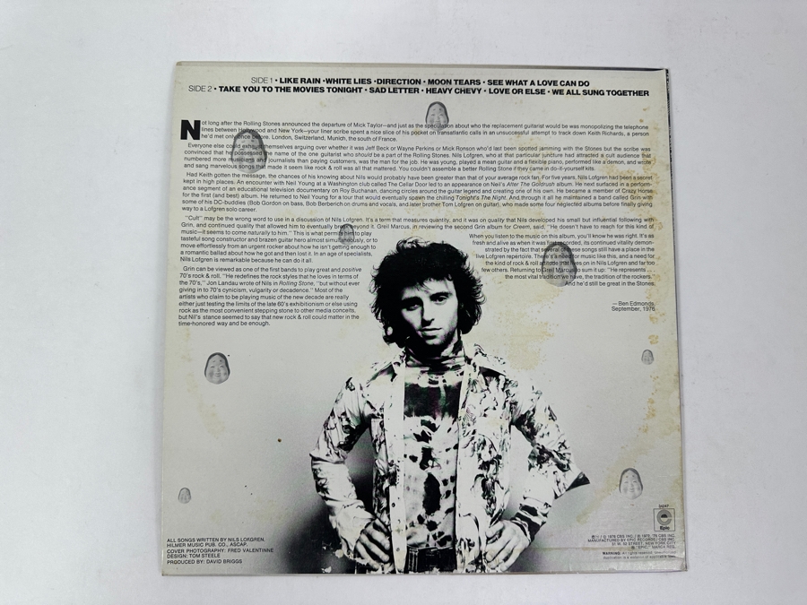 (4) Nils Lofgren Vinyl Records [Photo 9]