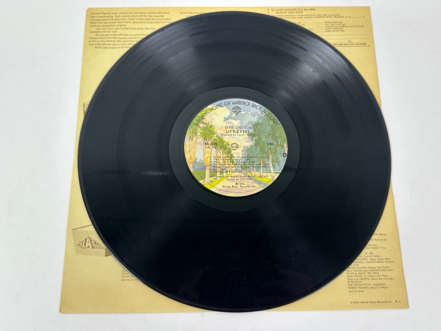 Little Feat - Dixie Chicken Warner Bros. Records BS 2686, 1973 Vinyl Record [Photo 3]