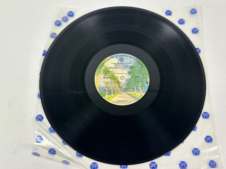 Little Feat - Time Loves A Hero, Warner Bros. Records BS 3015, 1977 Vinyl Record [Photo 3]