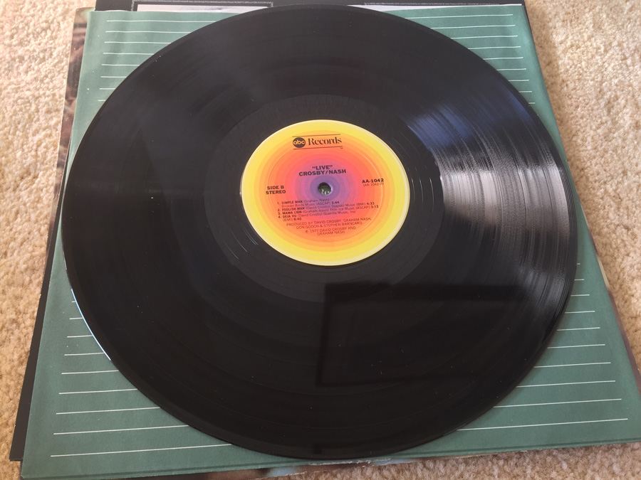 Crosby-Nash ‎- Live - ABC Records ‎- AA-1042 - PROMO [Photo 8]